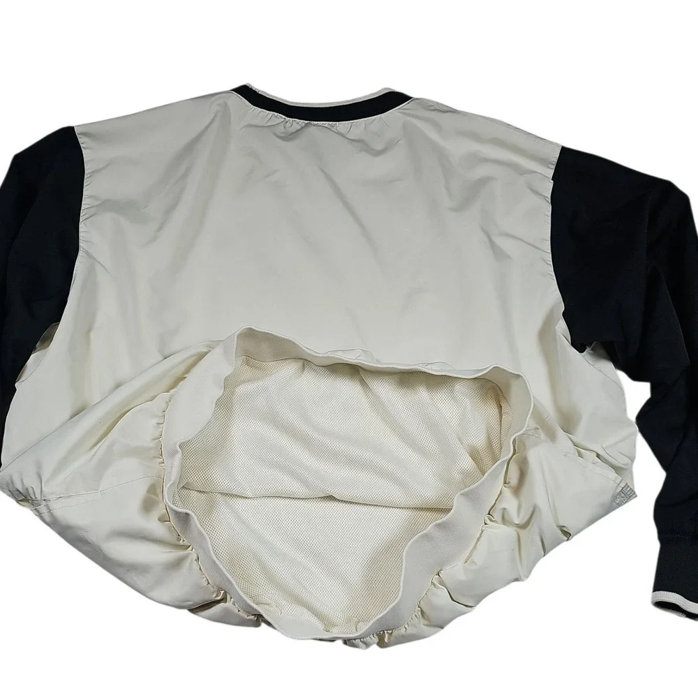 VTG 90's‎ Polo Golf Ralph Lauren Pullover Beige Black Colorblock Windbreaker L